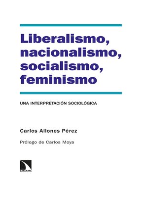 cover image of Liberalismo, nacionalismo, socialismo, feminismo
